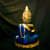 Meditating Buddha Statue - rear_view