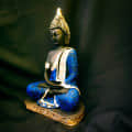 Meditating Buddha Statue - left_view
