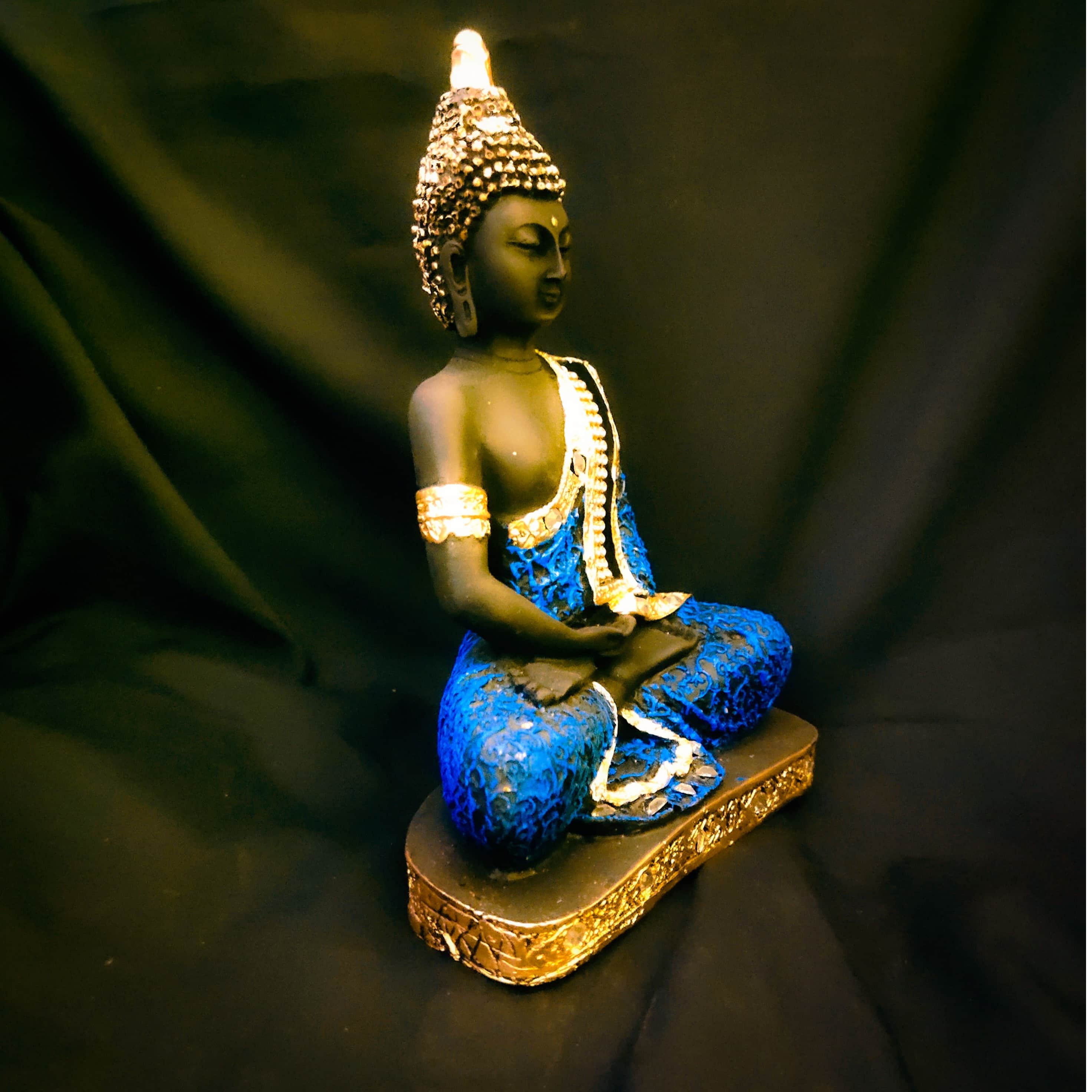 Meditating Buddha Statue - right_view