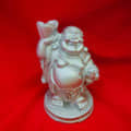 Laughing Buddha In Silver Colour - photo