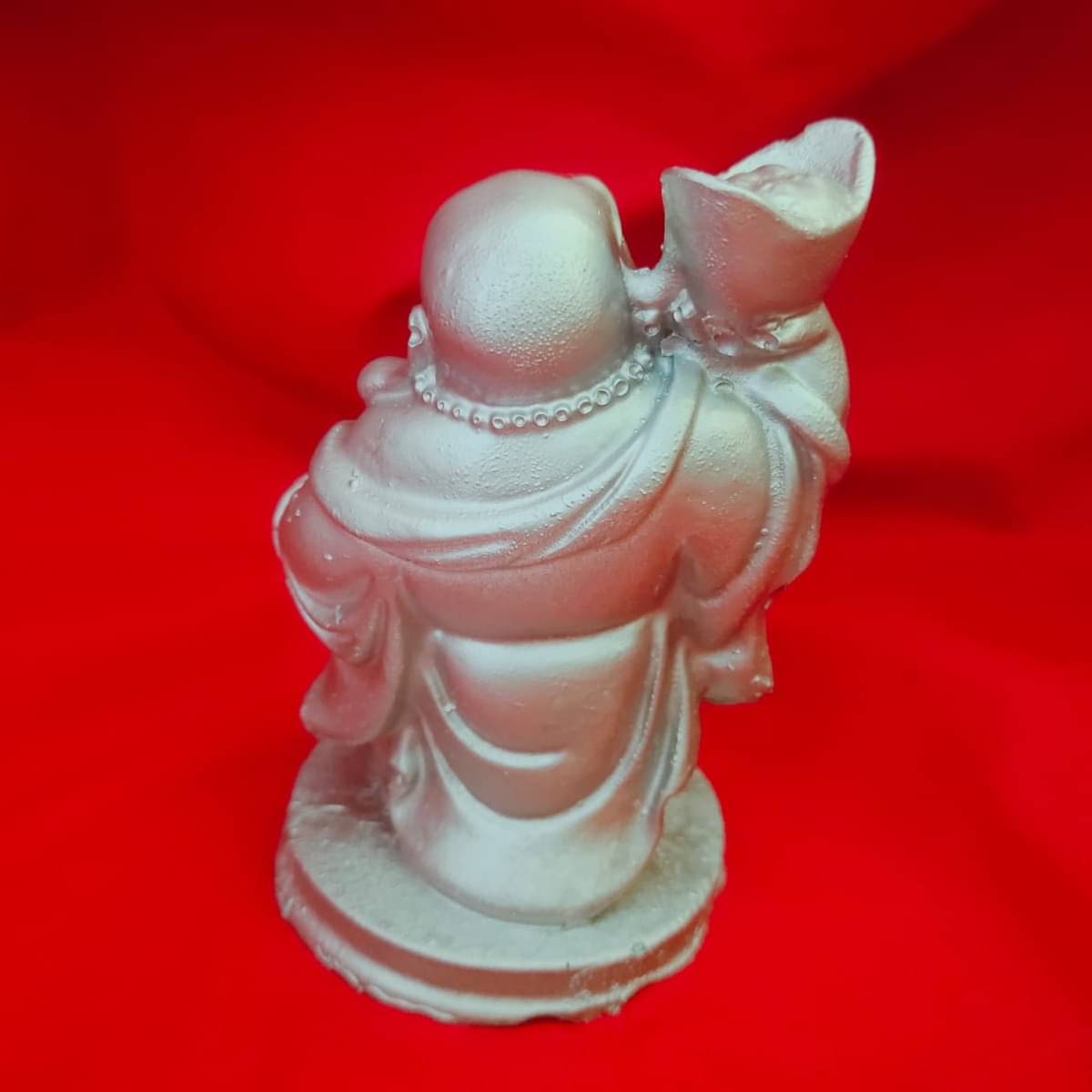 Laughing Buddha In Silver Colour