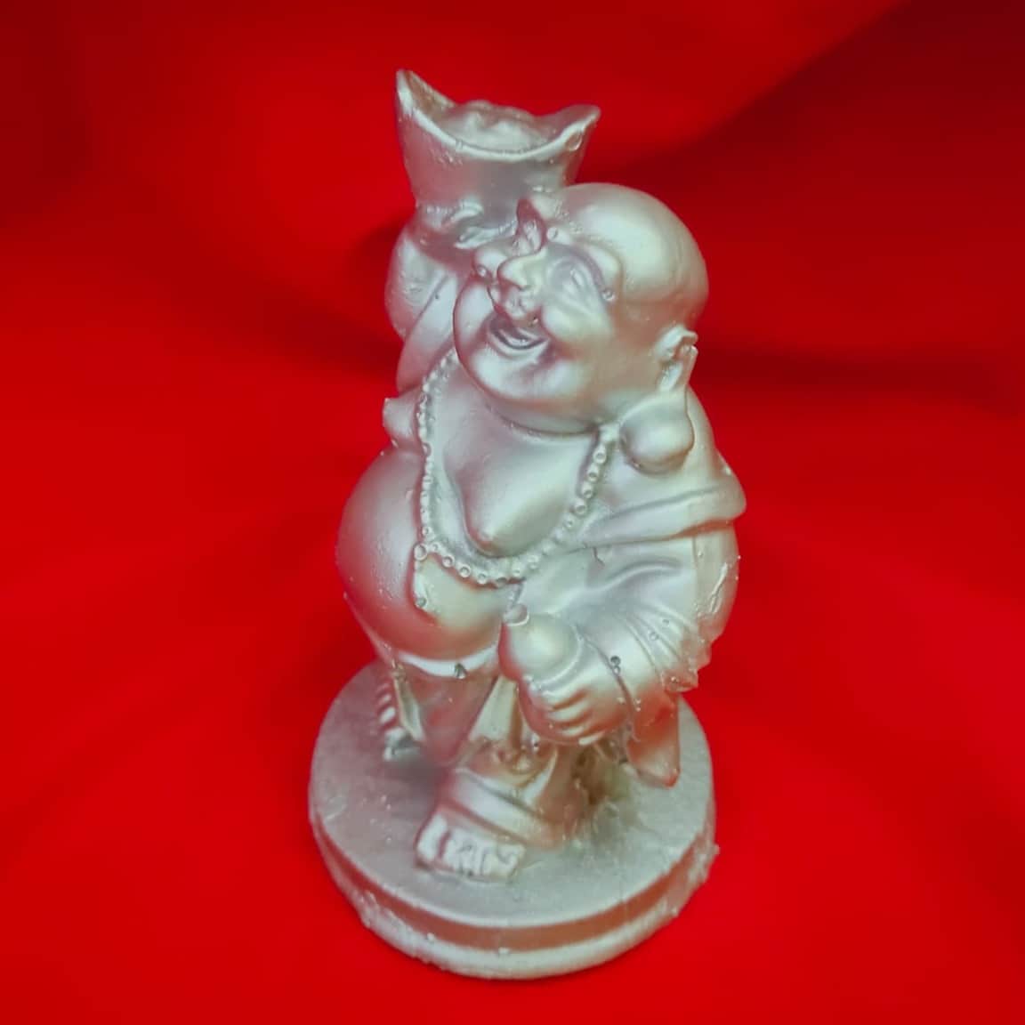 Laughing Buddha In Silver Colour - left_view