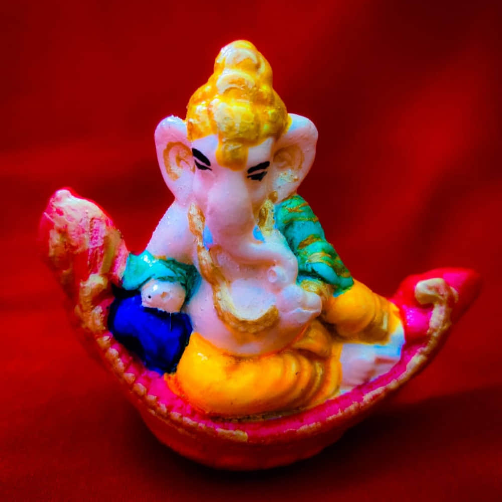 Lord Ganesha on Boat Idol - photo