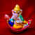 Lord Ganesha on Boat Idol - front_view