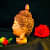 Buddha Head Statue (Golden) - left_view