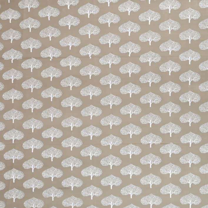 White Leaves Queen Size Bed sheet - top_view