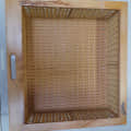 Pvc wicker basket - front_view