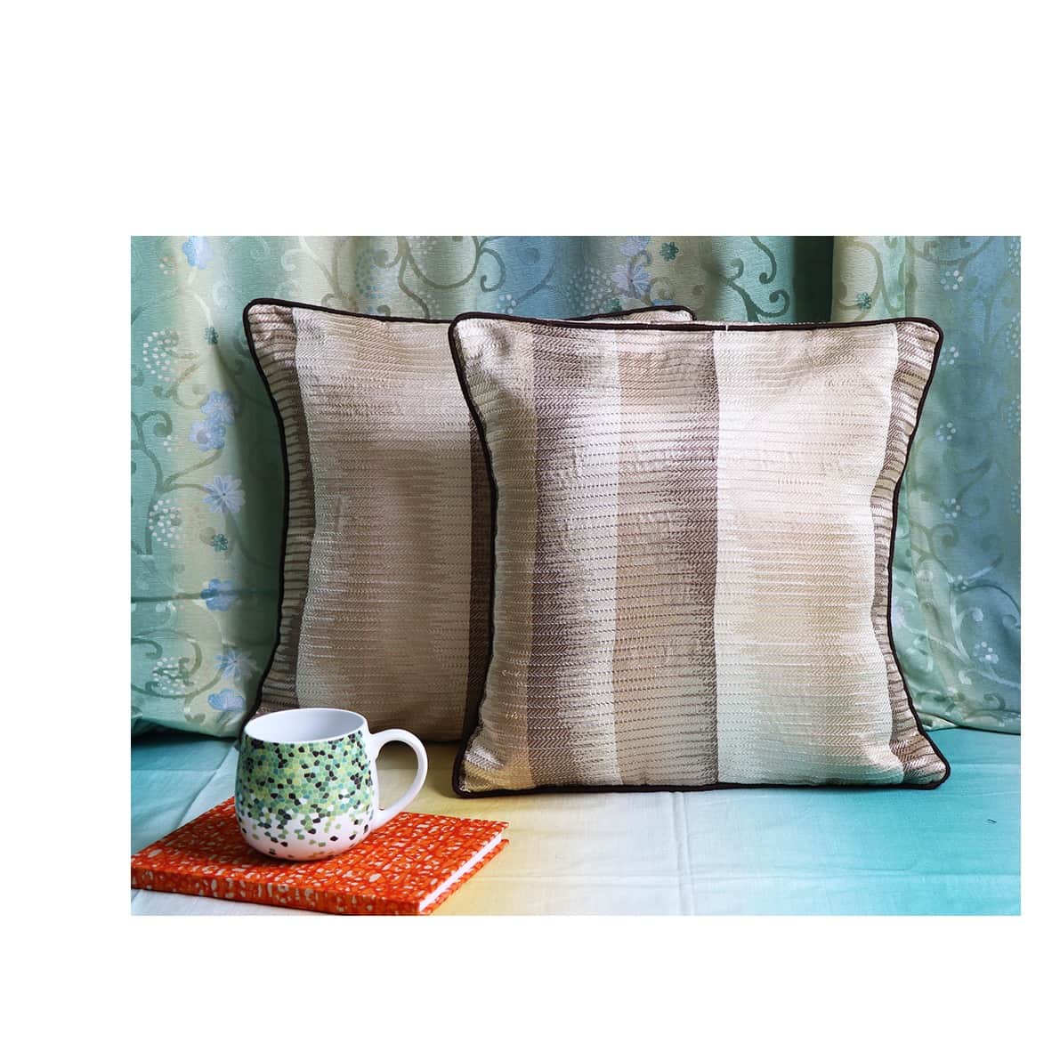 Striped Cushion Covers (Set of 2)