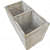 White Mango Wood Tissue Holder - front_view