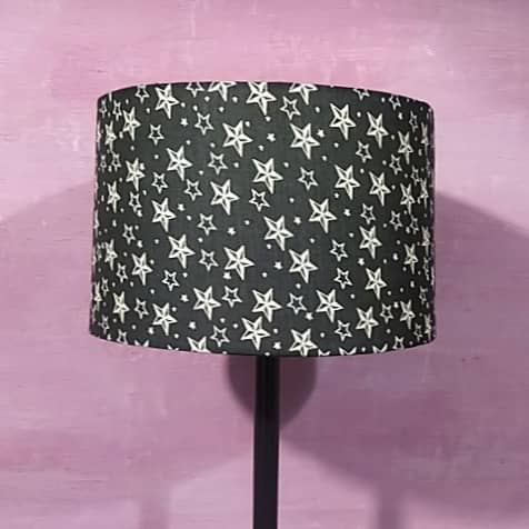 Star Black And White Lampshade