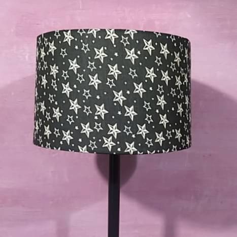 Star Black And White Lampshade