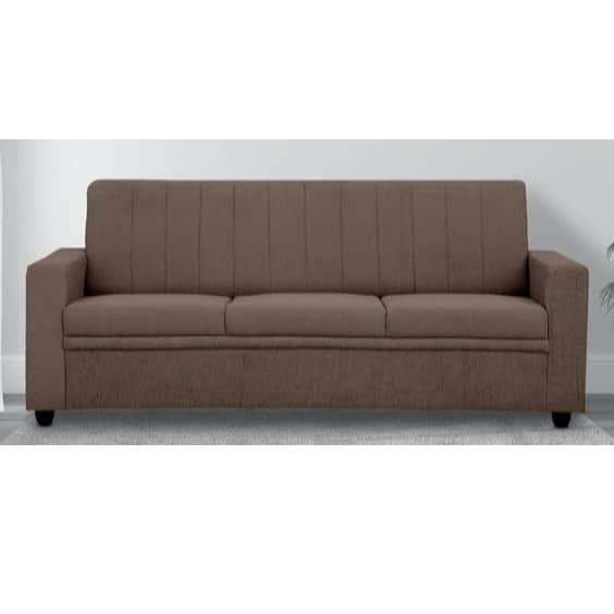 Modern Stuttgart  Style 3 Seater Sofa - rear_view
