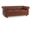 Elton 3 Seater Sofa In Brown Colour - top_view