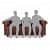 Elton 3 Seater Sofa In Brown Colour - right_view