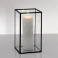 Glass Terrarium Antique Black Box Moonstone - front_view