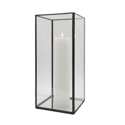 Glass Terrarium Antique Black Box Moonstone