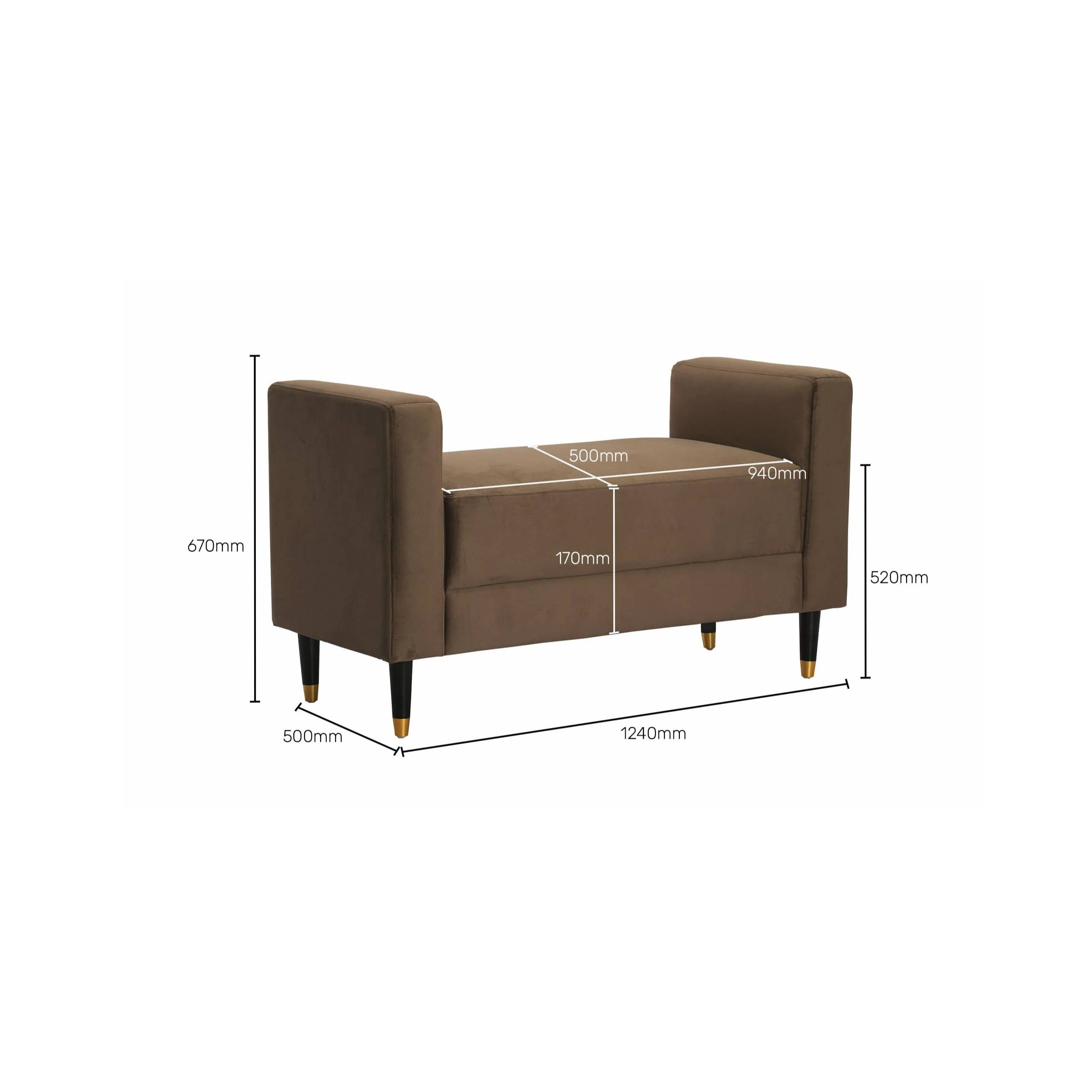 Harlow Recamier in Coco Colour