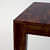 Maple Oak Finish 4 Seater Dining Table Set - top_view