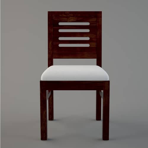Maple Oak Finish 4 Seater Dining Table Set