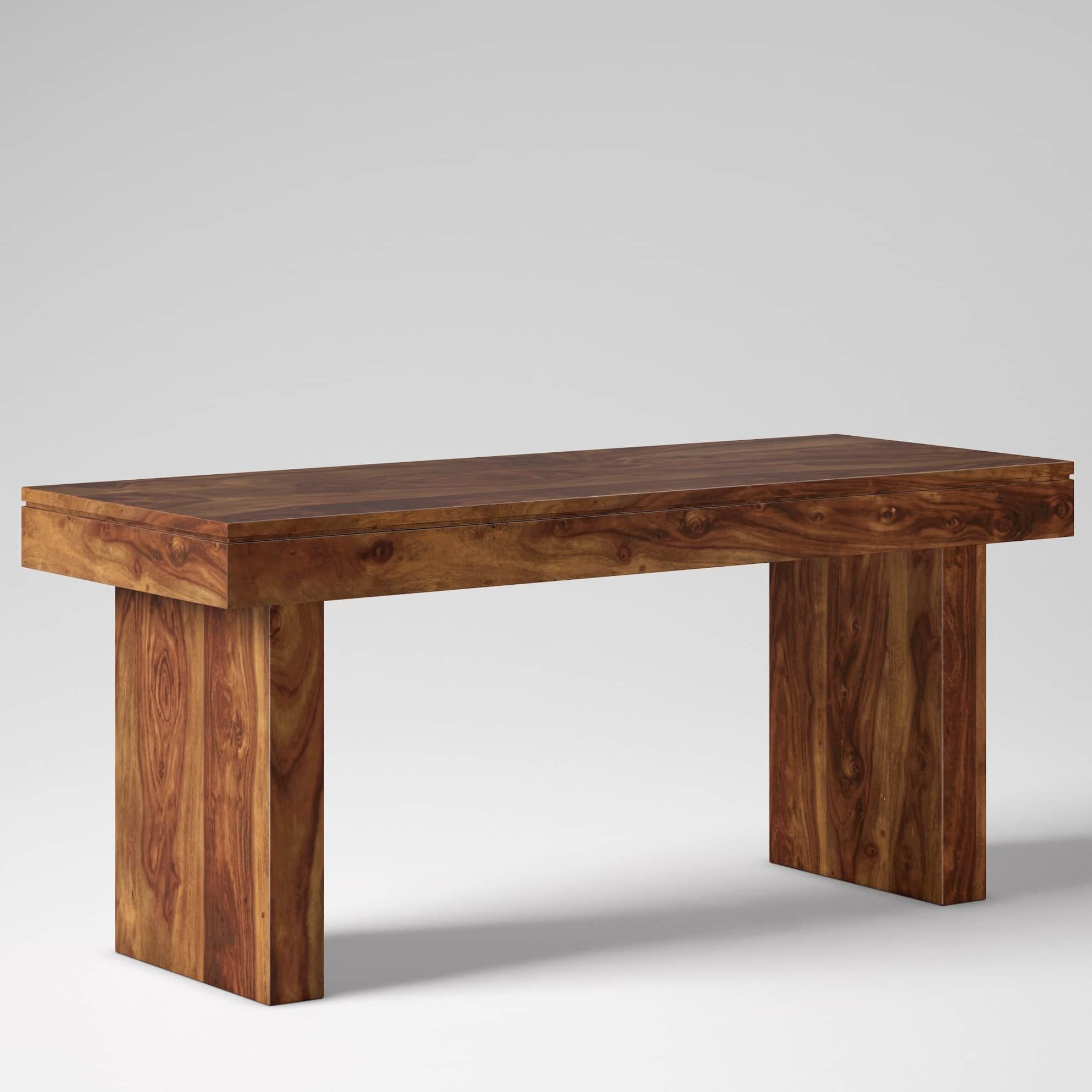 Grenoble Sheesham Wood 6 Seater Dining Set - rear_view