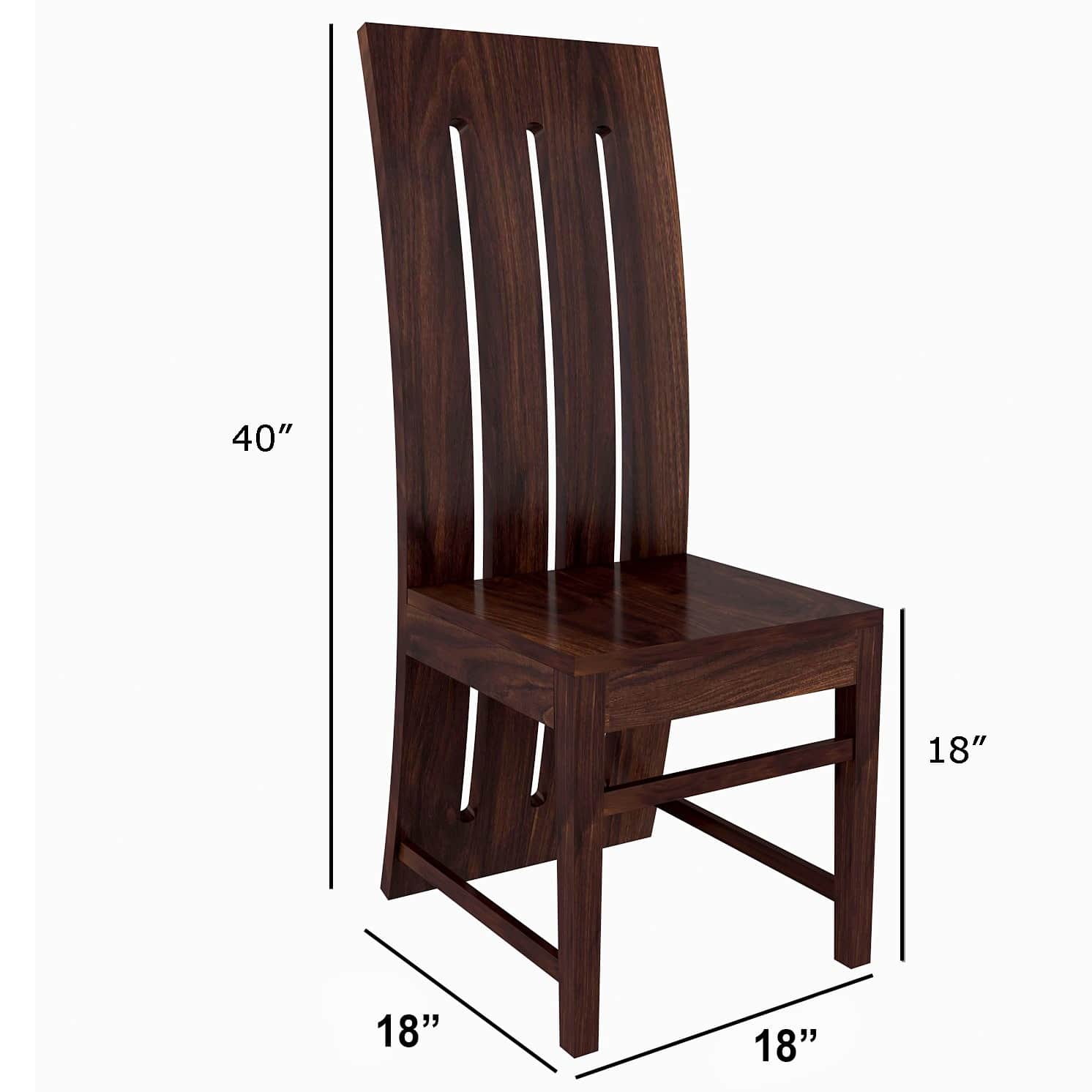 Syracuse Sheesham Wood 4 Seater Dining Set - left_view