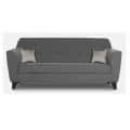 Bali 3 Seater Sofa In Grey Colour - front_view
