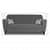 Bali 3 Seater Sofa In Grey Colour - front_view