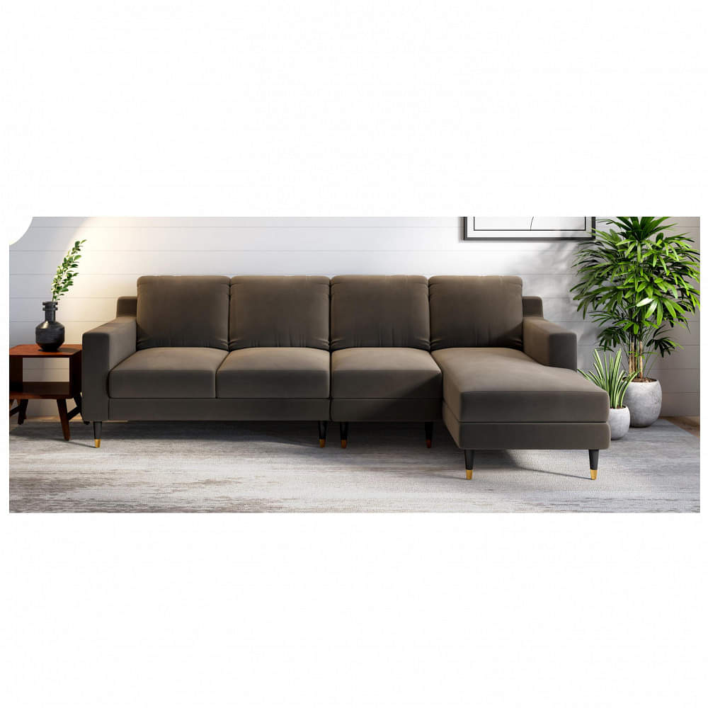 Harlow 5 Seater LHS Sectional Sofa in Coco Colour - photo