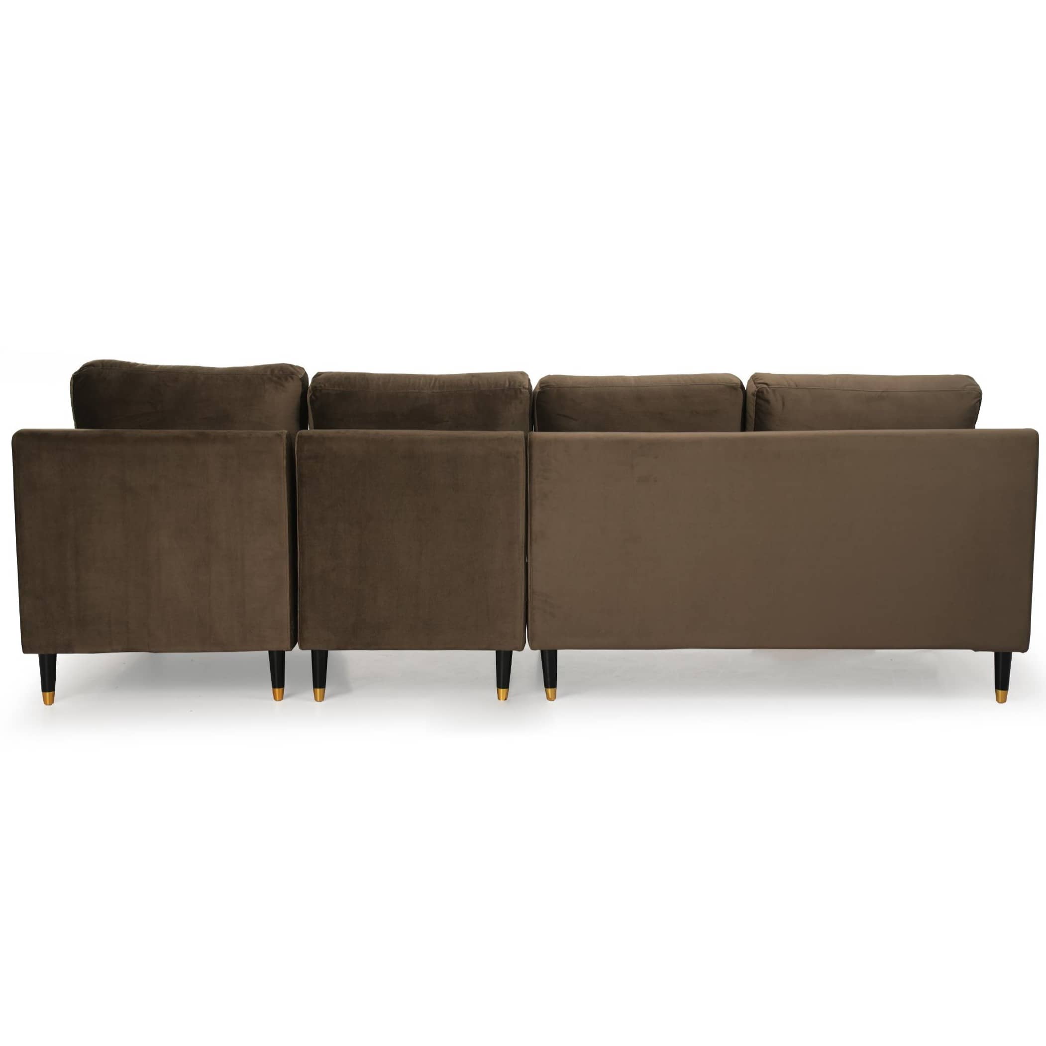 Harlow 5 Seater LHS Sectional Sofa in Coco Colour