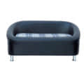 Nelson Sofa Set (2+1) Seater in Black Colour - top_view