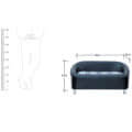 Nelson Sofa Set (2+1) Seater in Black Colour - right_view