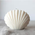 Shell Shape Candle White in Color - photo