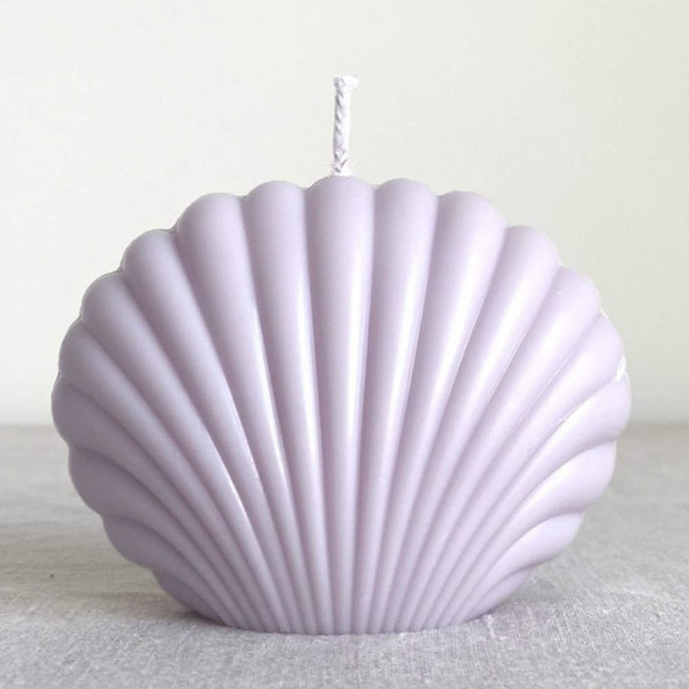 Shell Shape Fragrance Candle Natural and Biodegradable Soya Wax - photo