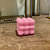 Scented Bubble Candle in Pink Color - photo