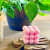 Scented Bubble Candle in Pink Color - front_view