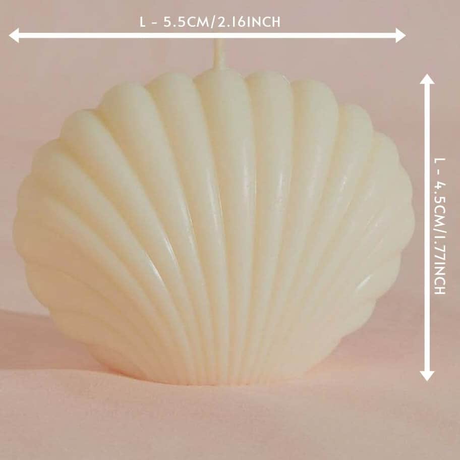 Shell Shape Candle Multicolor - rear_view