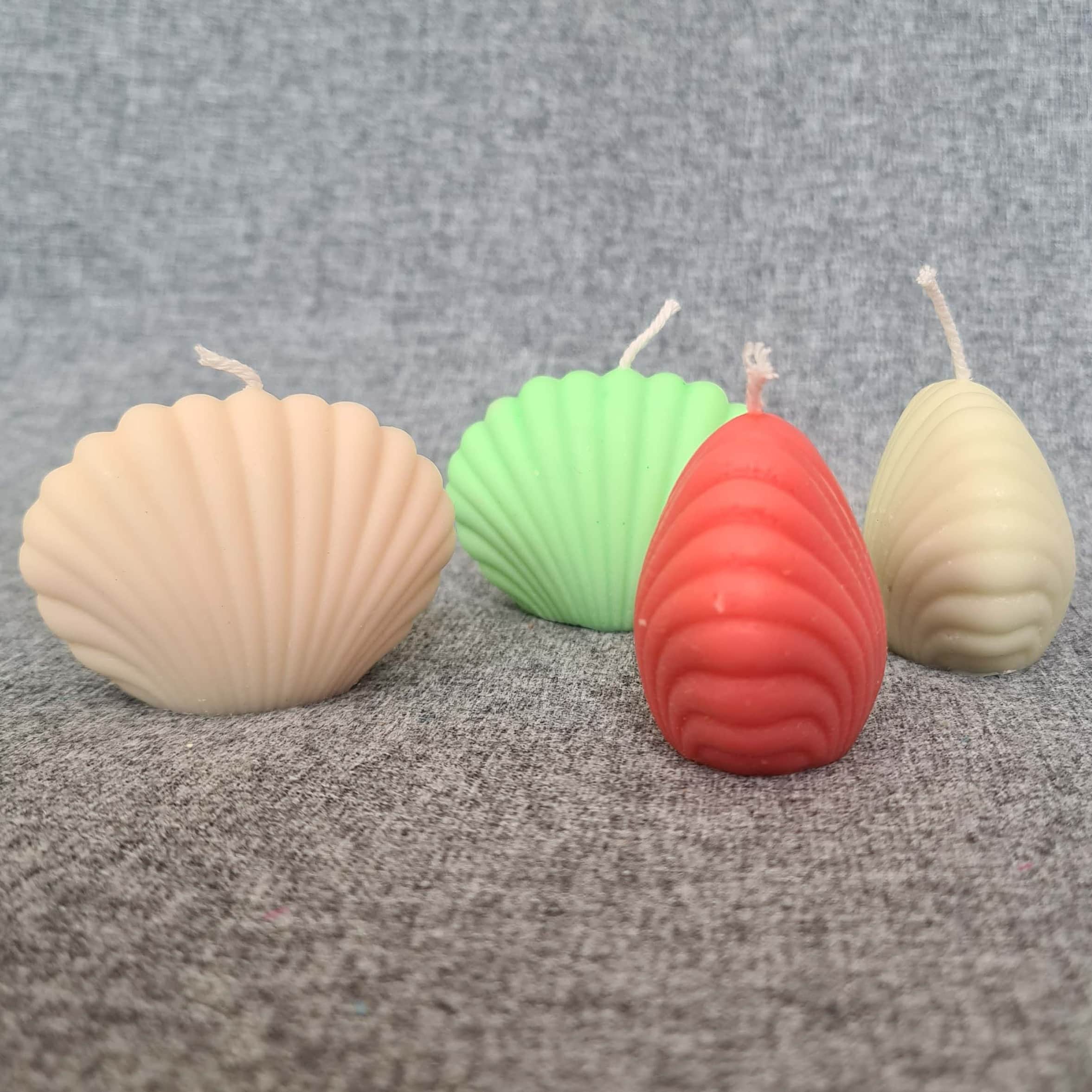 Shell Shape Candle Multicolor - right_view