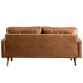 Paddington Leather Arm Sofa - rear_view