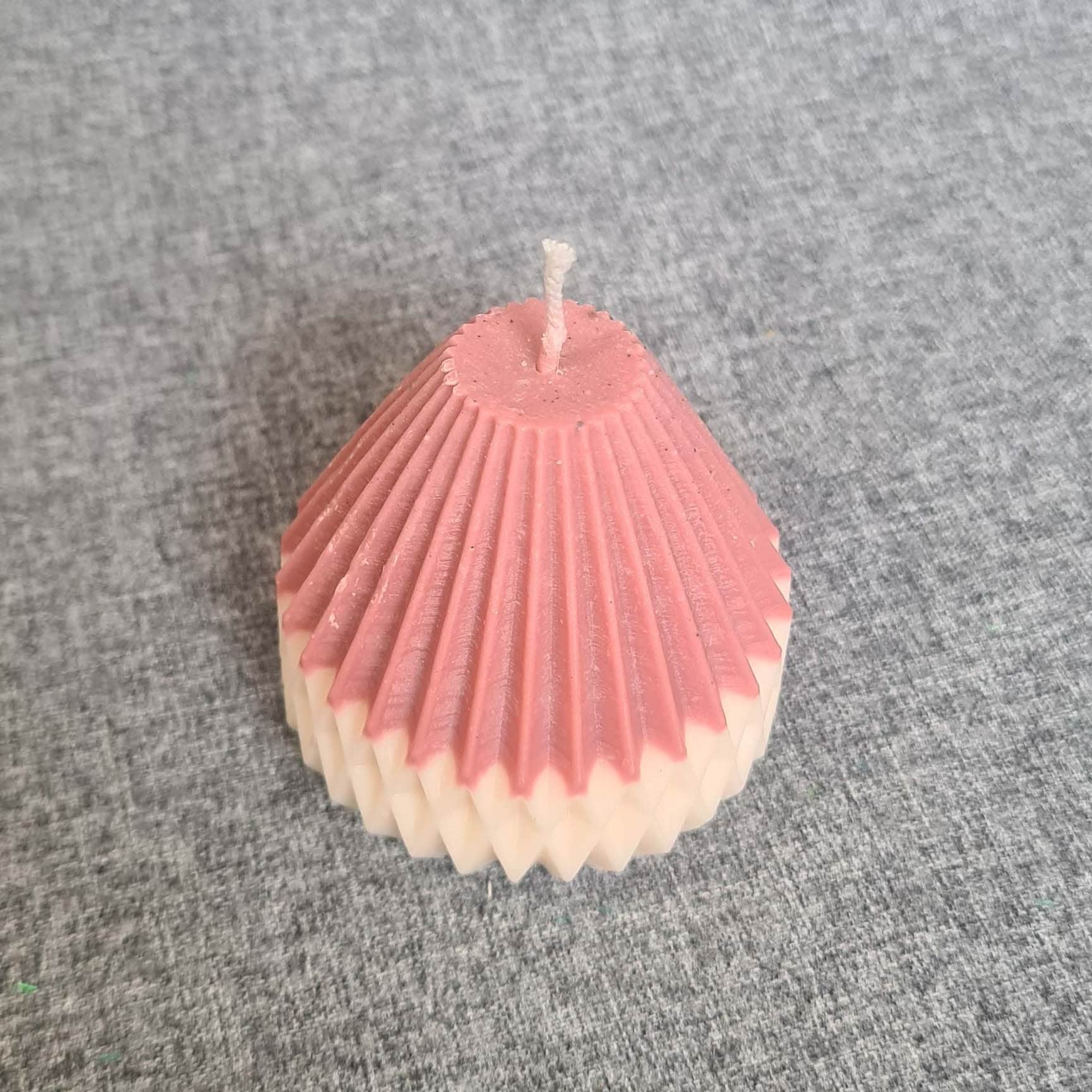 Handmade Pear Shape Candle - rear_view