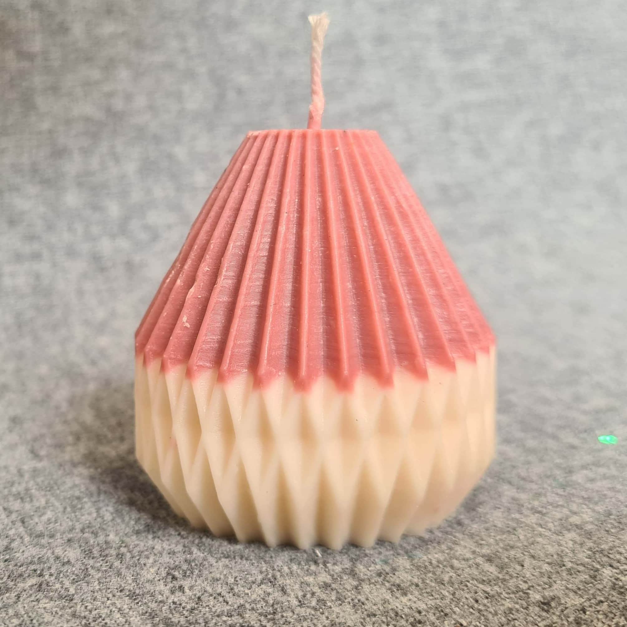 Handmade Pear Shape Candle - bottom_view