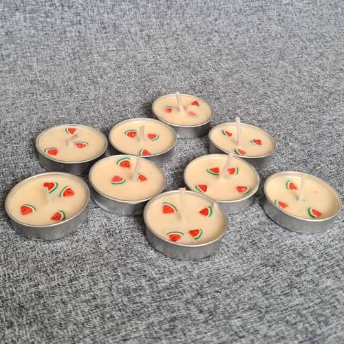 Home Decor Watermelon Candles | Set of 8 |