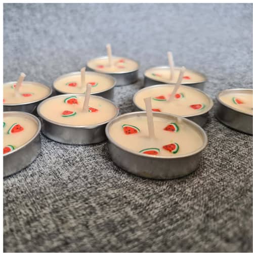 Home Decor Watermelon Candles | Set of 8 |