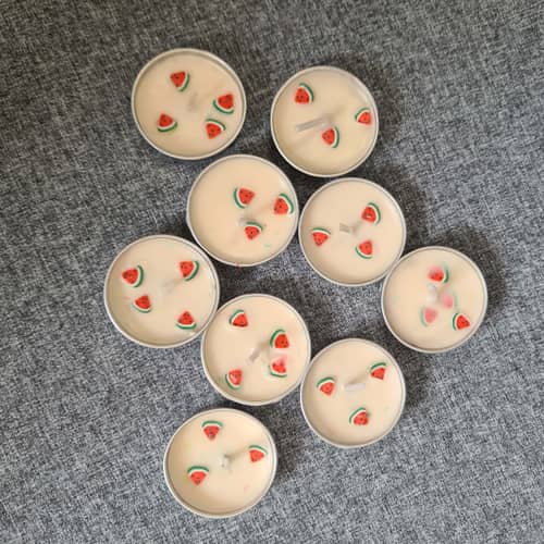 Home Decor Watermelon Candles | Set of 8 |