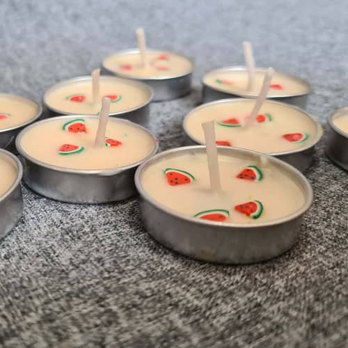 Home Decor Watermelon Candles | Set of 8 |