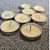 Home Decor Sparkled Candles | Set of 8 | - photo