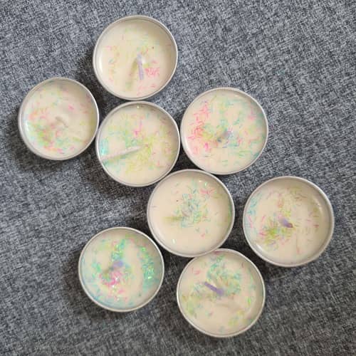 Home Decor Sparkled Candles | Set of 8 |