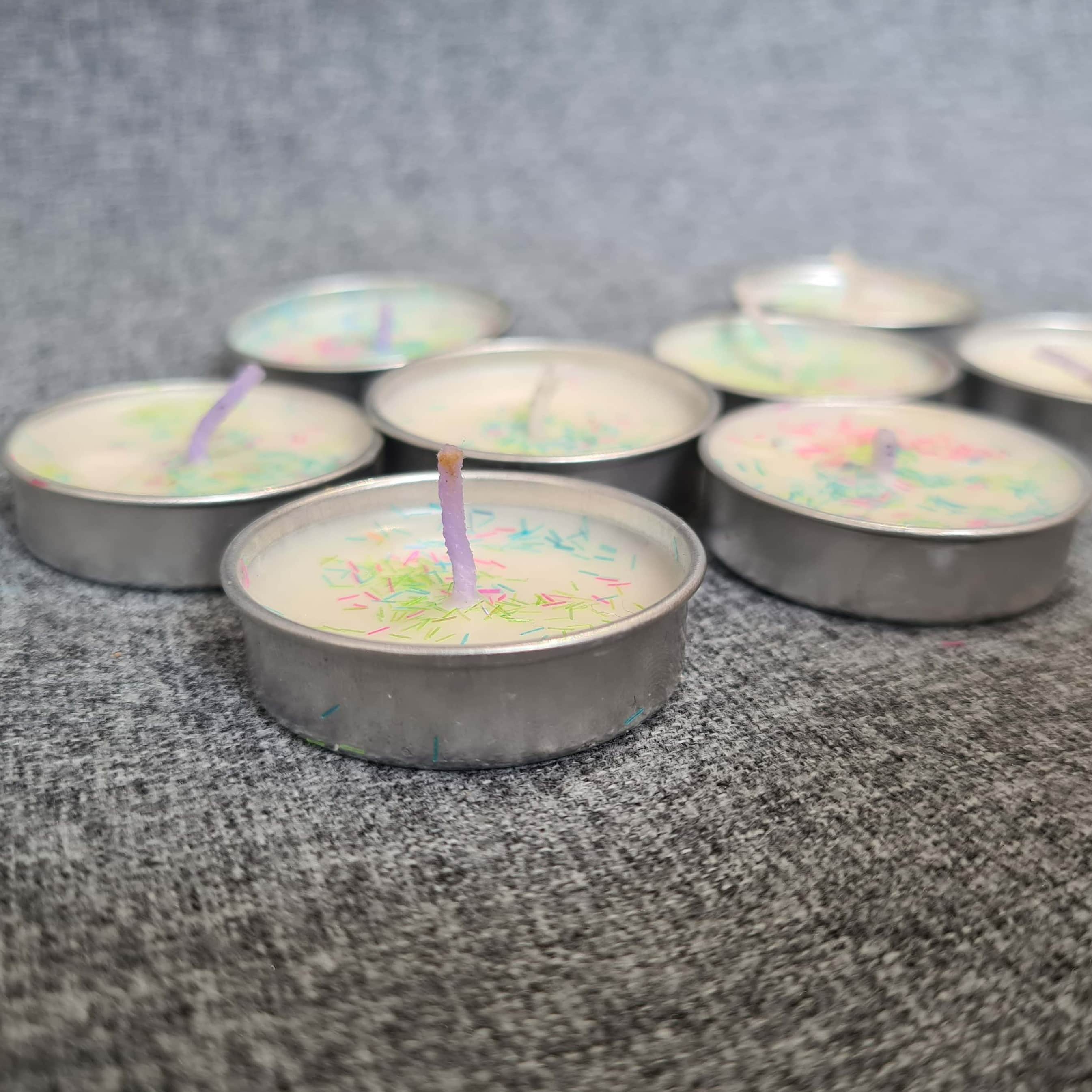 Home Decor Sparkled Candles | Set of 8 | - top_view