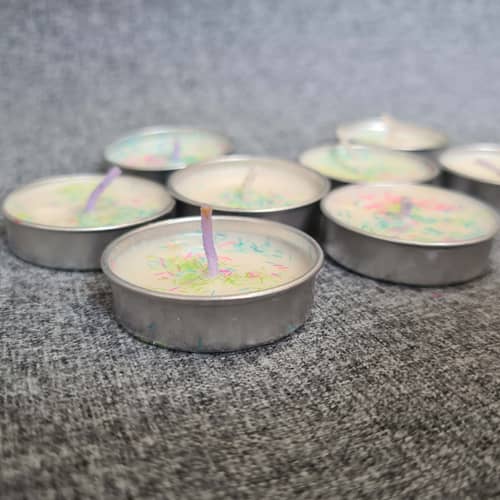 Home Decor Sparkled Candles | Set of 8 |