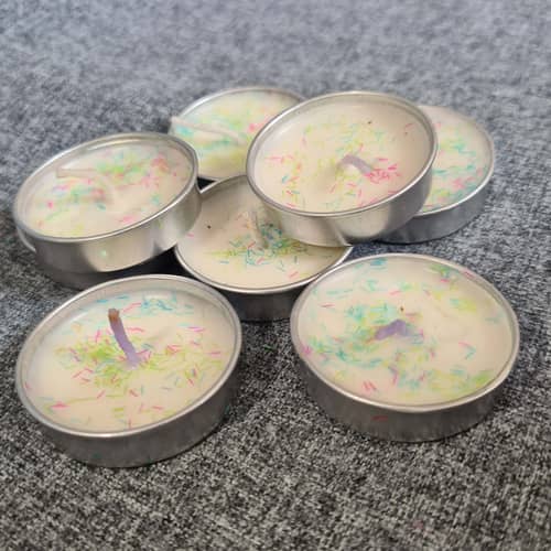 Home Decor Sparkled Candles | Set of 8 |