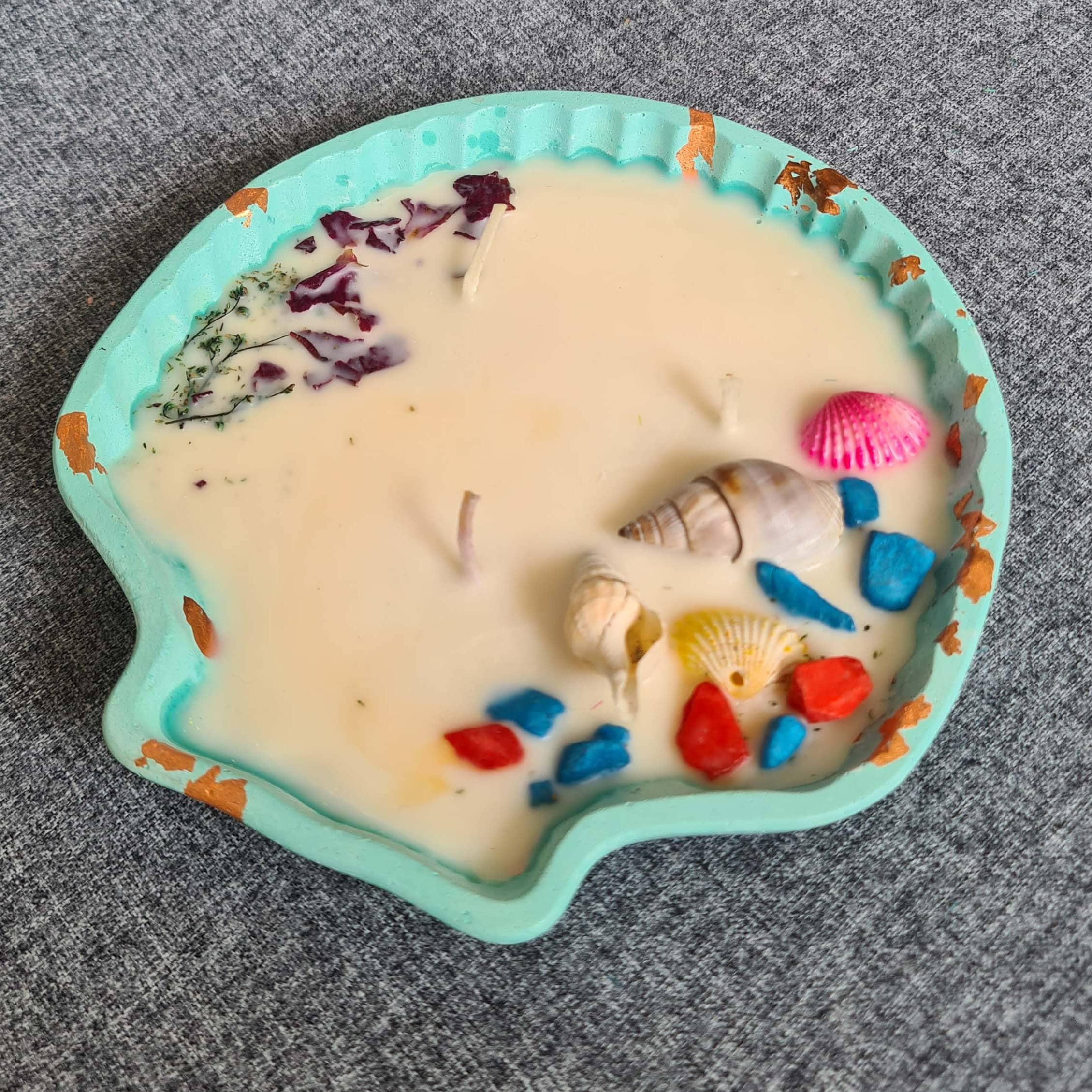 Handmade Shell Tray Candle | SOYA Wax |120GM